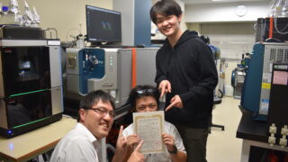 前田祐希君が第3回広島大学脳神経科学セミナーで優秀発表賞を受賞しました