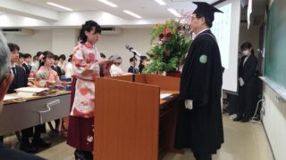 西村柚奈さん(B4)が2024年度学術研究活動において学生表彰を受けました